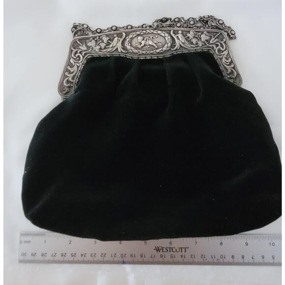 Bag Victorian with Cherubs Gorham Sterling Whimsy Old Money Boho Chic Wedding - Picture 2 of 7